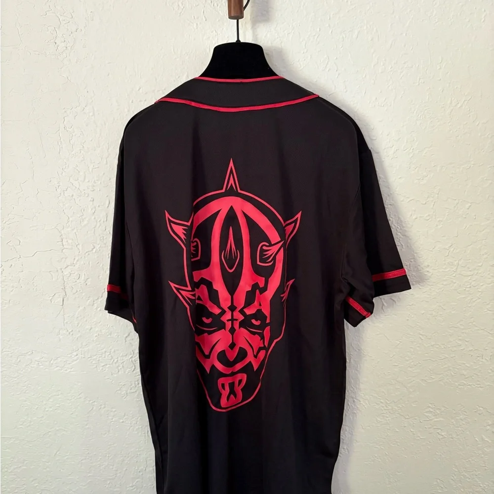 Star Wars Darth Maul Black and Red Jersey, Size L - Picture 4 of 5